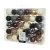 Decoris Kerstbal Mix Kunststof 60 Delig> Kerstballen