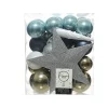 Decoris Kerstballen Set Met Piek 33 Delig Kunststof> Piek