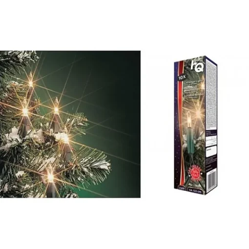 HQ LED Hq Hqcls48701 Kerstverlichting 10 Lampjes 10.8W 1,22M Warm Wit Binnen> Kerstverlichting