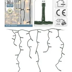 Snowflake Ijspegelverlichting 360 Warmwit> Kerstslingers