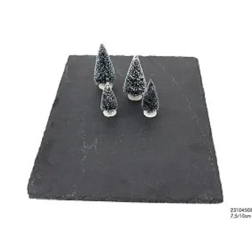 Decorative Lighting Mini Kerstboompjes Voor Kerstdorp Of Scenes Zak A 4 Stuks 7,5/10Cm> Kerstdorp