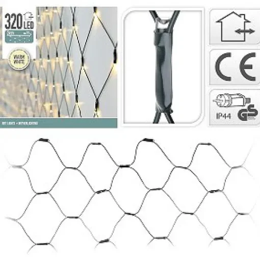Decorative Lighting Netverlichting 320L Warmwit Buiten> Kerstslingers