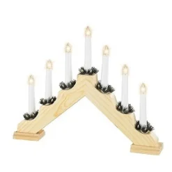 KSD Electrical Vensterverlichting Hout 40Cm Warmwit> Kerstverlichting